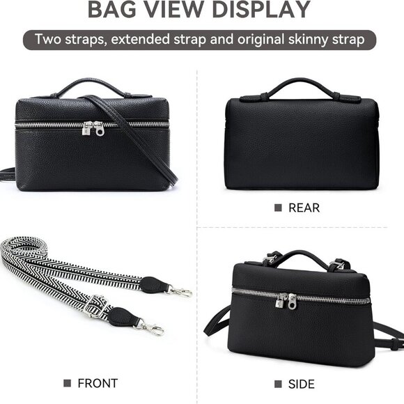 KALIDI Crossbody Bag for Women Small Top-Handle Pouch Designer Shoulder Handbag - Picture 2 of 7